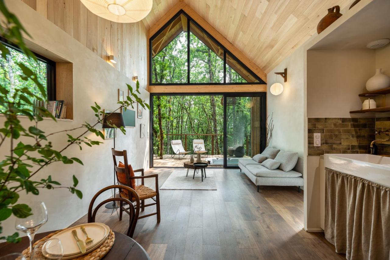 Wabi Sabi Lodge - Spa&Sauna Privatif - Foret Turenne Exterior foto